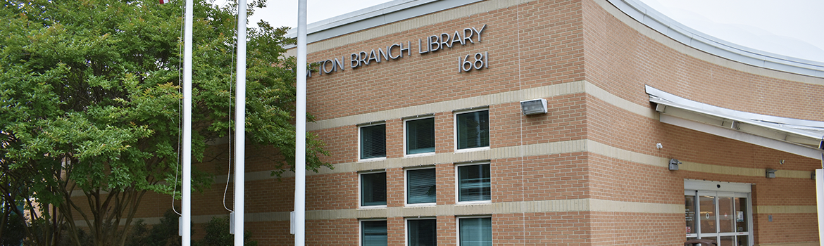 Crofton Branch Library exterior header