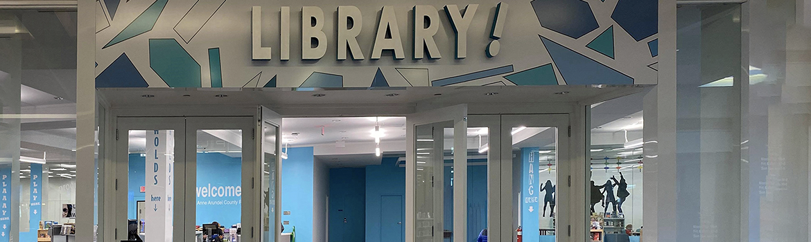 Discoveries: The Library at the Mall header