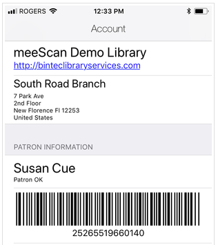 meeScan Demo Library