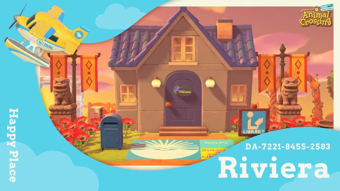 Riviera Beach Animal Crossing Dream Island banner