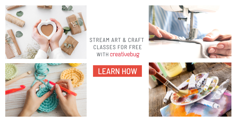 Stream art and craft classes for free with Creativebug. Learn How .