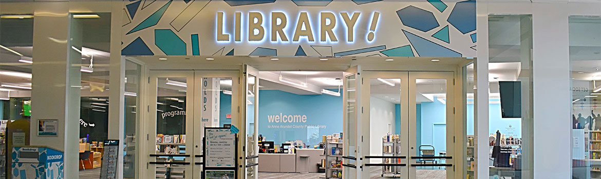Discoveries: The Library at the Mall header