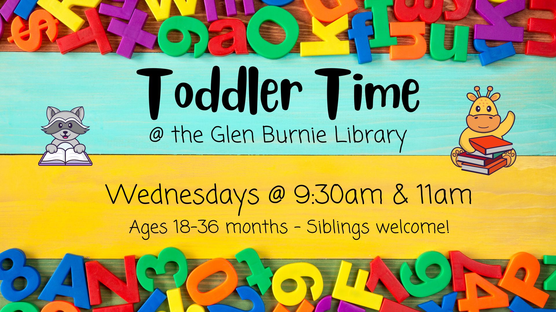 Toddler Time @ the Glen Burnie Library