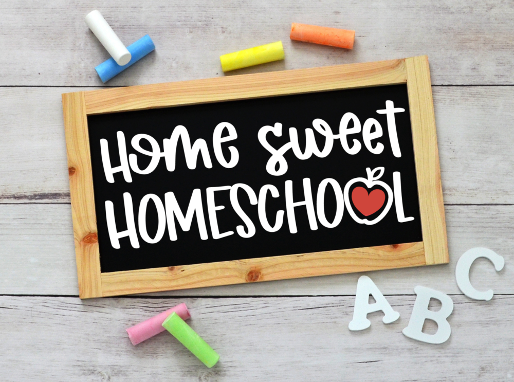 Home Sweet Homeschool Chalkboard