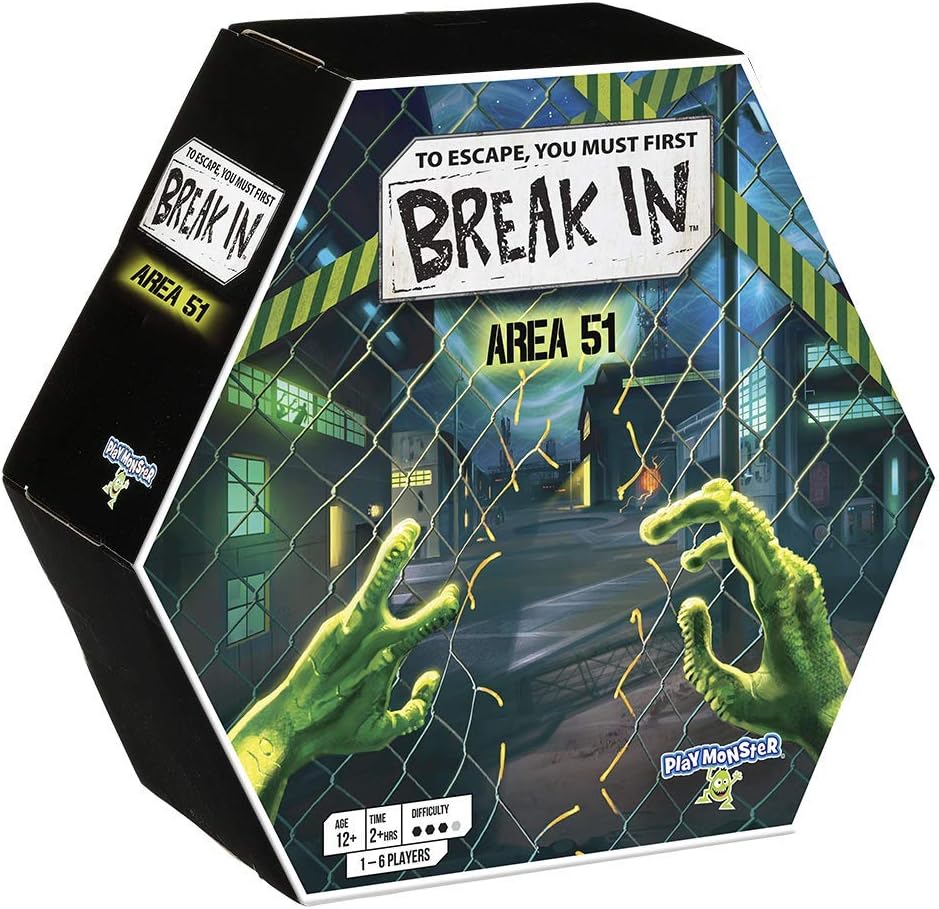 Break In - Area 51 Escape Room Box