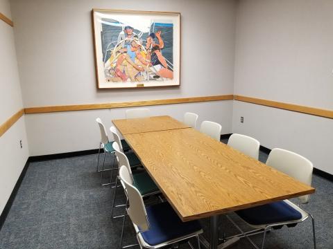 Edgewater Conference Room with long conference table and chairs