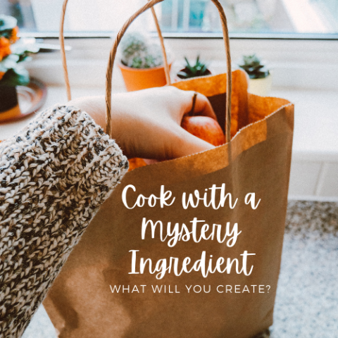 paper bag with mystery ingredients