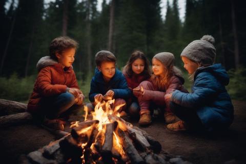 Campfire with Children