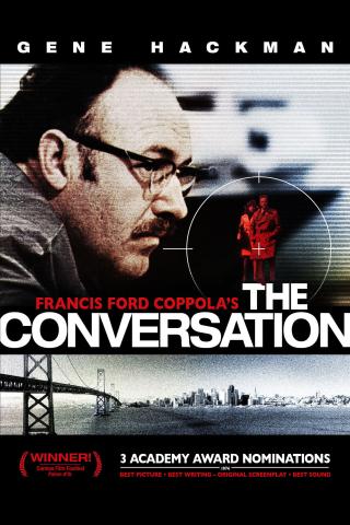 Movie poster for the film "The Conversation"