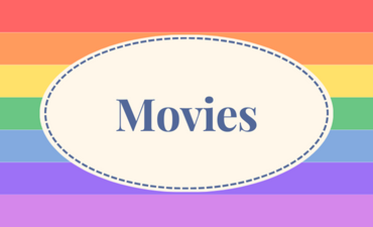 Movies on a Rainbow Background